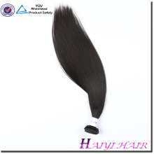 Envío nocturno de paquetes de cabello virgen peruano directo con cierre de cordones Malay Straight Hair